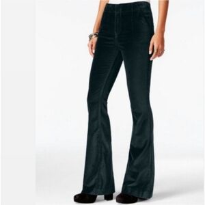 Free People Oxanna Velvet Flare Pants size 31